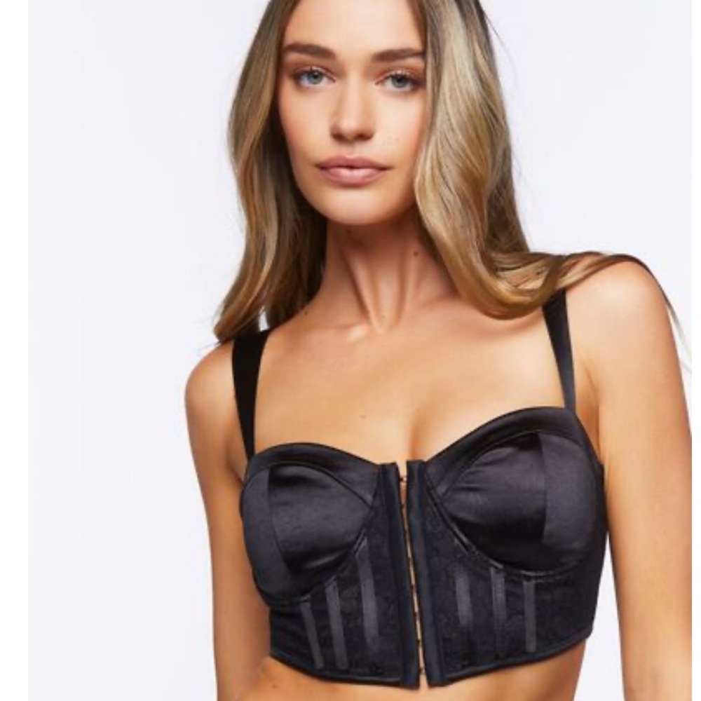 Forever 21 Black Corset Top